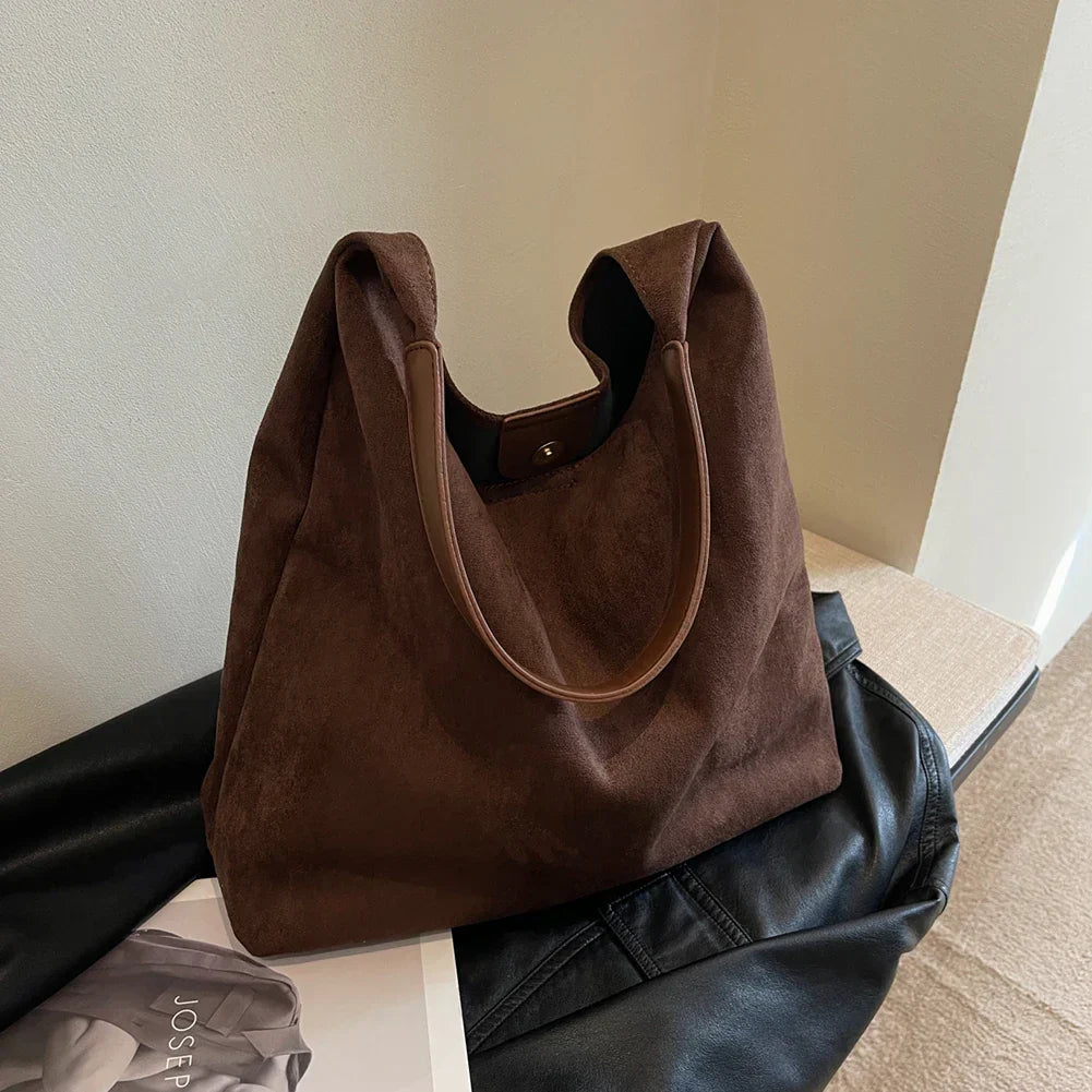 Laura™ | Suede Tote Bag