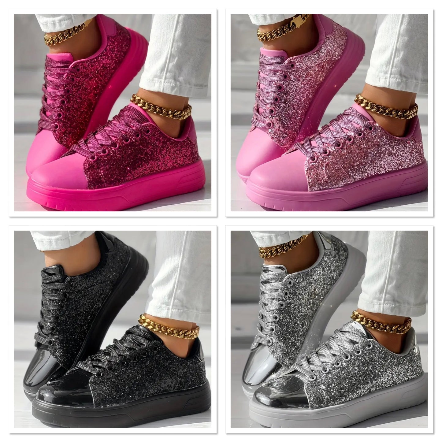 Emily™ -  Lässige Glitzer Sommerschuhe