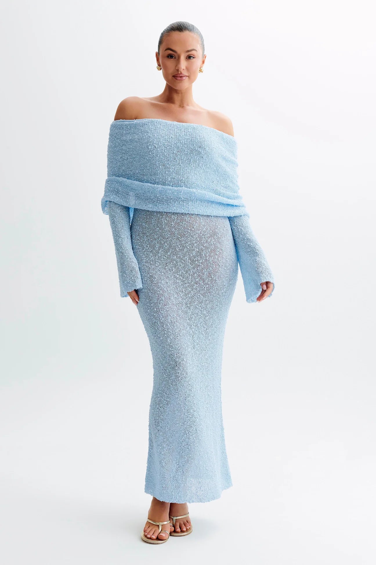 Anika Dress™ - Off Shoulder Bodycon Strickkleid