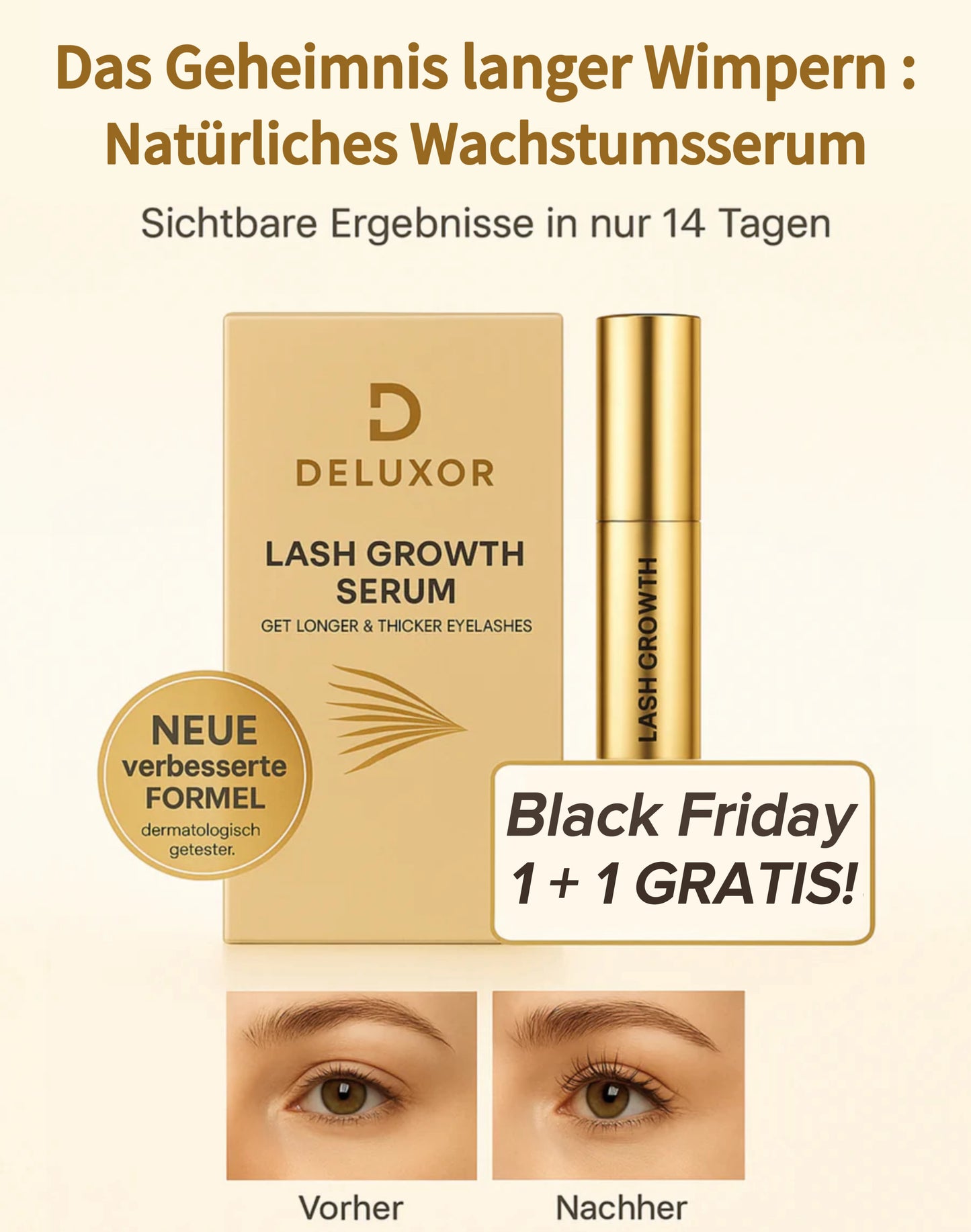 Emily™ - Ihr natürliches Wimpernwachstumsserum!